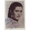 Star Wars Carrie Fisher (Princess Leia) fotokaart met handtekening