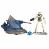 Star Wars Armored Scout Tank with Tactical Droid the Clone Wars in doos