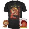 Mufasa (the Lion King) Pop Vinyl & Tee Disney Series (Funko) flocked Target exclusive