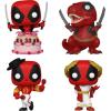 Deadpool in cake / Dinopool / Flamenco Deadpool / Roman Senator Deadpool (Deadpool) 4-pack Pop Vinyl Marvel (Funko) exclusive