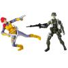GI JOE Comic Pack Scarlett & Hawk 25th Anniversary MOC