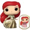 Ariel dancing Pop Vinyl Disney (Funko) gold (with pin) exclusive -beschadigde verpakking-