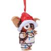 Gremlins Gizmo in fairy lights hanging ornament in doos Nemesis Now