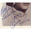 Star Wars Carrie Fisher (Princess Leia) fotokaart met handtekening