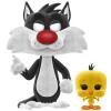 Sylvester & Tweety (flocked) Pop Vinyl & Tee Animation Series (Funko) special edition