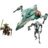 Star Wars Yoda's Jedi Attack Fighter + Yoda & Super Battle Droid Movie Heroes MIB